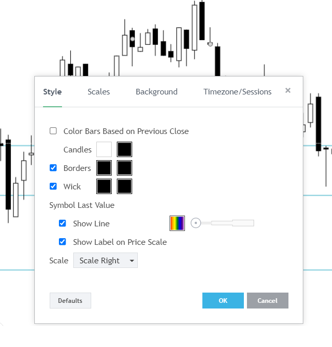 Scanner candlestick white and black